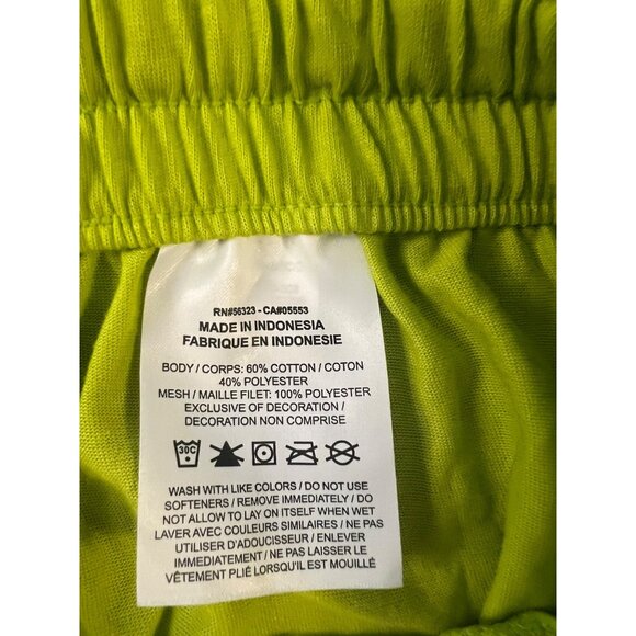 Nike Kids Training Shorts L Neon Green Dri-Fit DX4965-308‎ - Picture 6 of 8